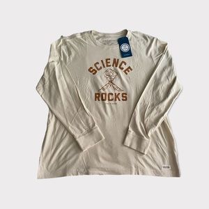 NWT Life is Good “Science Rocks” Limited Edition Tee